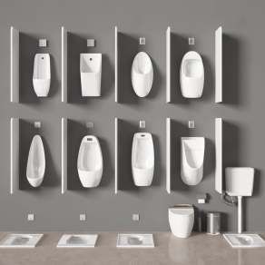 小便斗3D模型下载